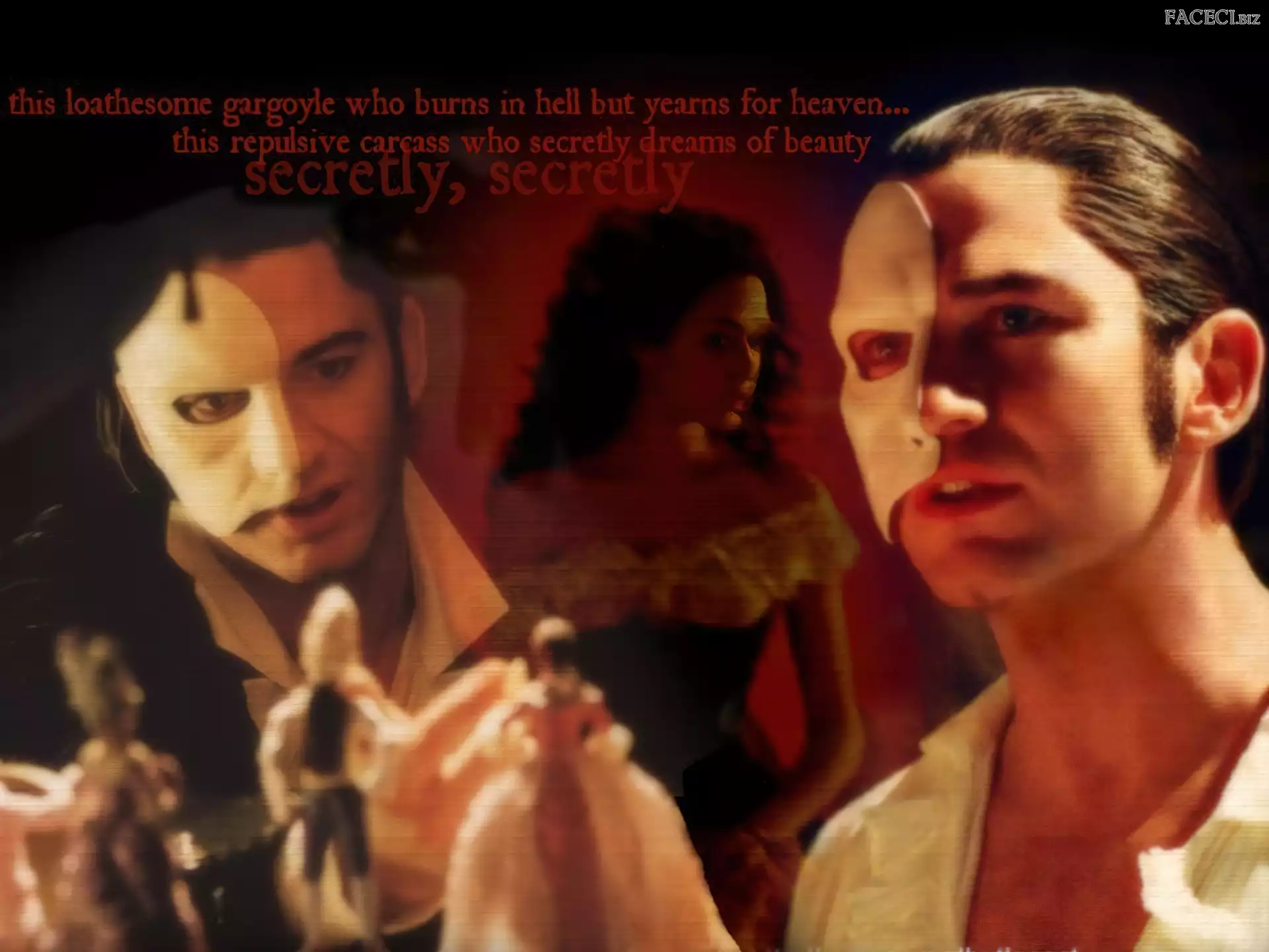 Maska, Gerard Butler, Kobieta