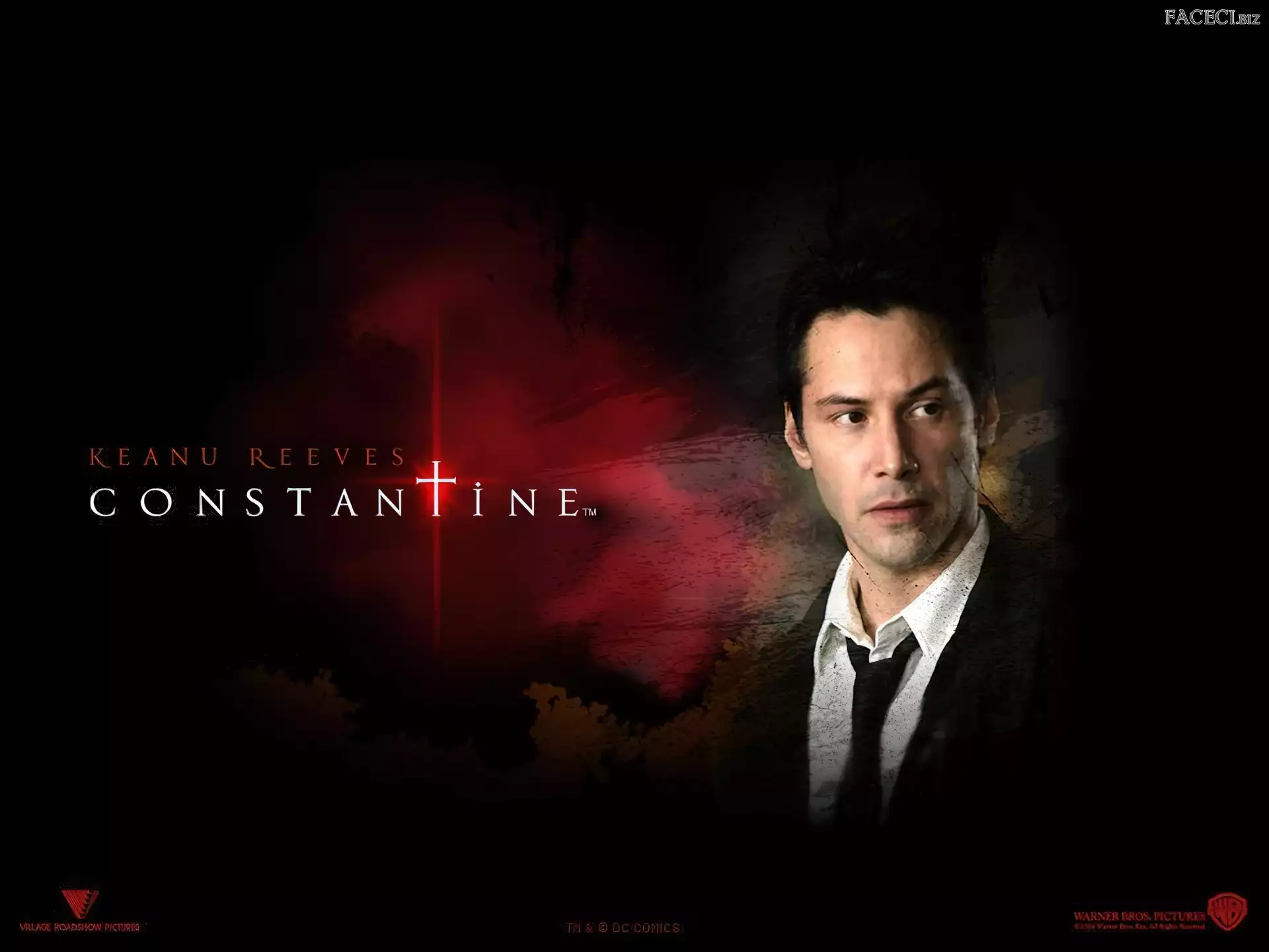 krawat, Constantine, Keanu Reeves